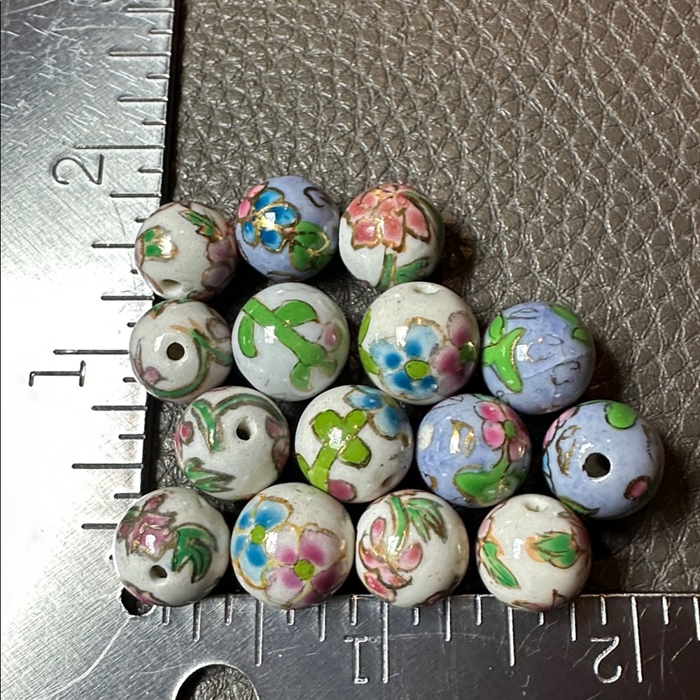 Vintage Mixed Porcelain beads bundle